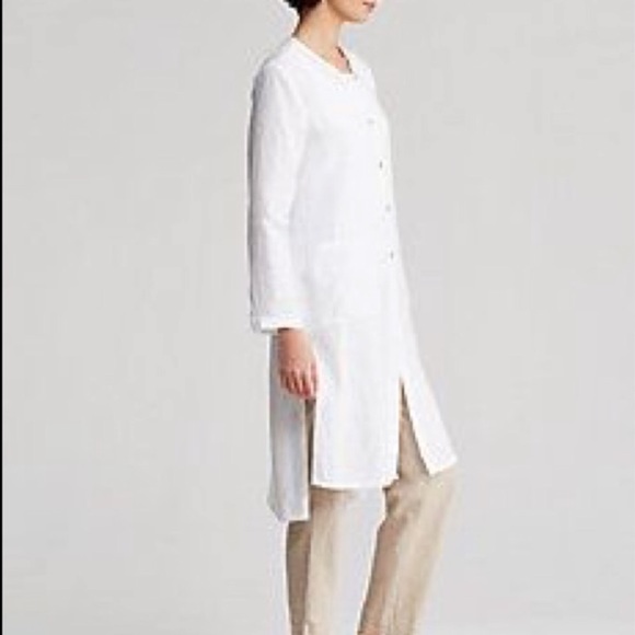 White Linen Duster 